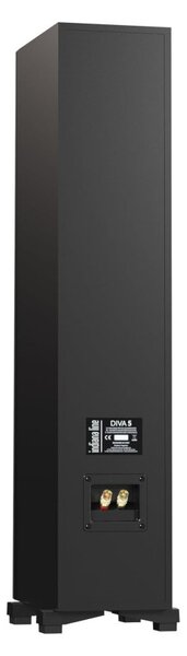 Indiana Line Diva 5 B Black Coppia Casse Pavimento 130W 2,5vie T2,6 M15 W15 BassReflex