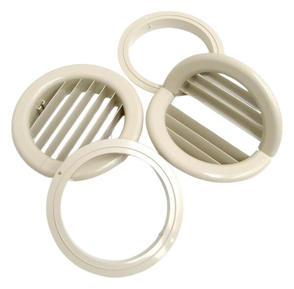 Olimpia Splendid Kit Griglie Unico 160 mm Coppia Griglie Pieghevoli con Flange per Unico