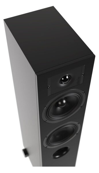 Indiana Line Diva 5 B Black Coppia Casse Pavimento 130W 2,5vie T2,6 M15 W15 BassReflex