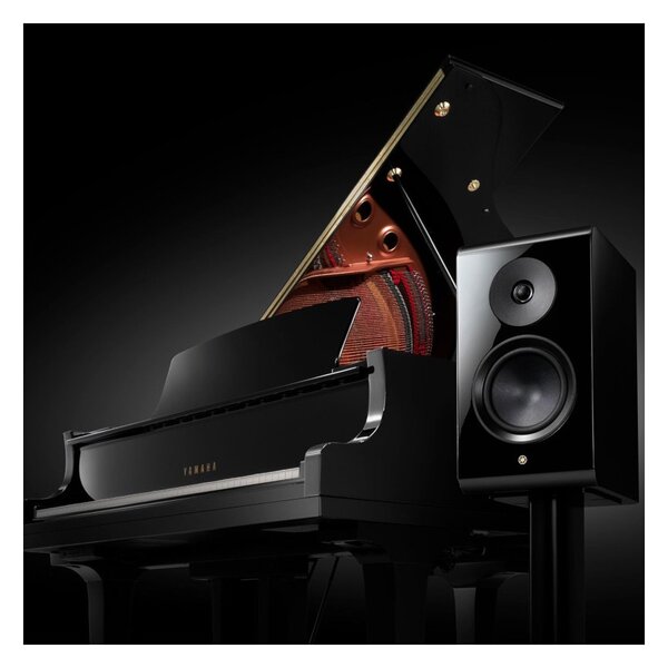 Yamaha NS-800A Black-Piano Coppia Casse Scaffale 2vie T3 W16 BassReflex 120W