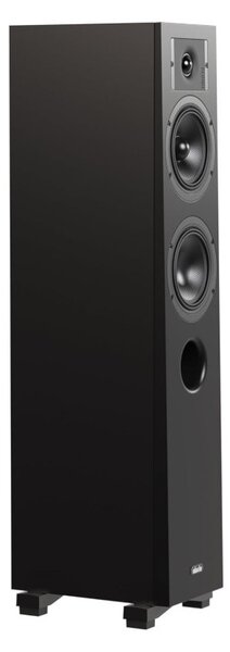 Indiana Line Diva 5 B Black Coppia Casse Pavimento 130W 2,5vie T2,6 M15 W15 BassReflex