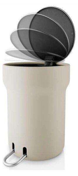 Eva Solo Citadel Pedal Bin 5L Sand Pattumiera a Pedale Coperchio Chiusura Ammortizzata