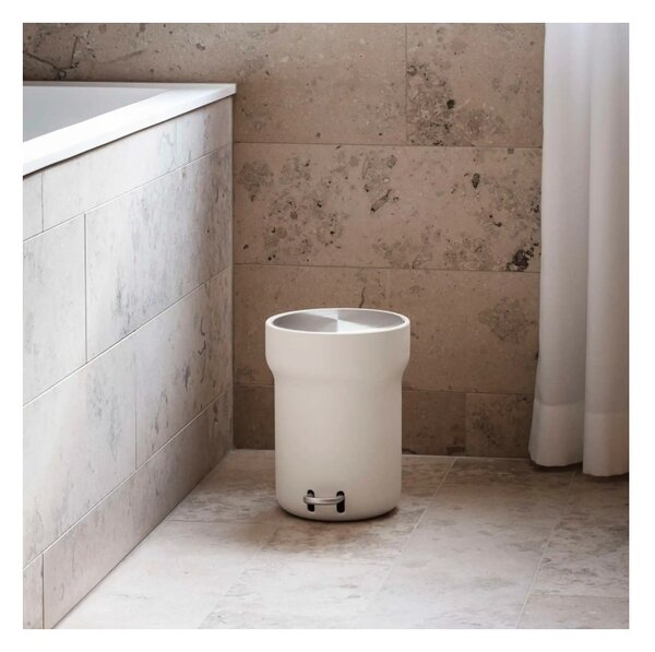 Eva Solo Citadel Pedal Bin 5L Sand Pattumiera a Pedale Coperchio Chiusura Ammortizzata