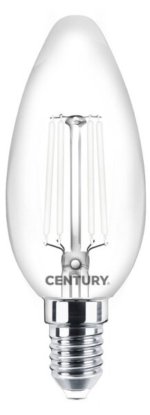 Century INM1W-451427 Candela E14 4,5W Incanto White Led 470lm 2700K 230V Equivalente 40w