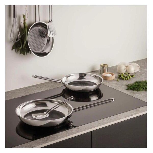 Eva Solo Padella 28cm Inox Mosaic Slip-Let Ceramic Funziona su Gas Elettrico Induzione Forno