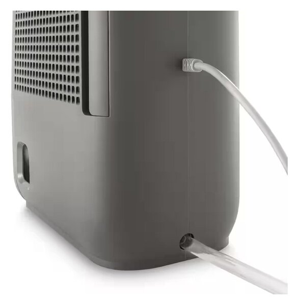 DeLonghi DNS80 Tasciugo AriaDry Light Deumidificatore Ionizzatore 7,5L/24h Tanica 2,8L Scarico Continuo