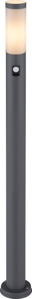 Globo Lighting luce da esterno in acciaio inox antracite, 1x E27