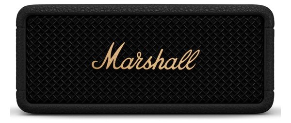 Marshall Emberton III Black and Brass Diffusore Amplificato Bluetooth LE Audio Ricaricabile Autonomia32h IP67
