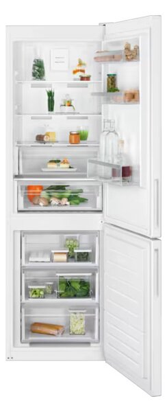 Electrolux LNT5ME32W1 Bianco Frigorifero Combinato 186x60 NoFrost Maniglie Integrate
