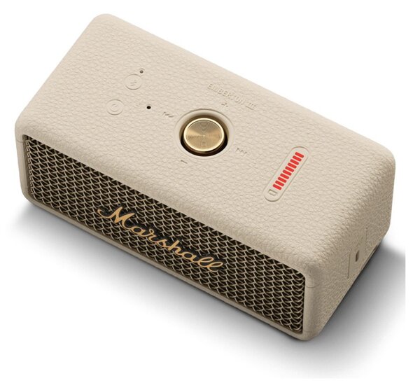 Marshall Emberton III Cream Diffusore Amplificato Bluetooth LE Audio Ricaricabile Autonomia32h IP67