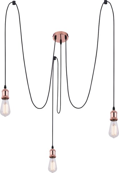 Globo Lighting lampada a sospensione in metallo color rame, 3x E27