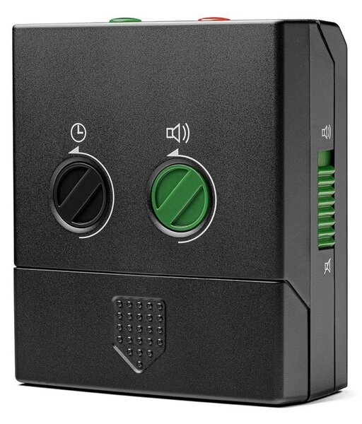 Braun BC05B Black Orologio Analogico Quarzo Sveglia Crescendo Snooze Luce Lancette Punta Luminosa Coperchio