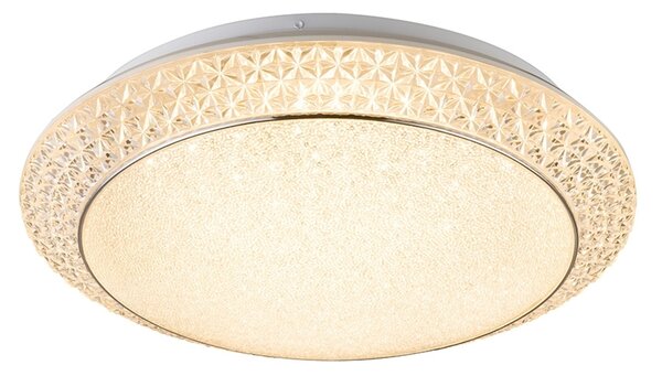 Plafoniera LED Ronja Bianco, satinato, chiaro