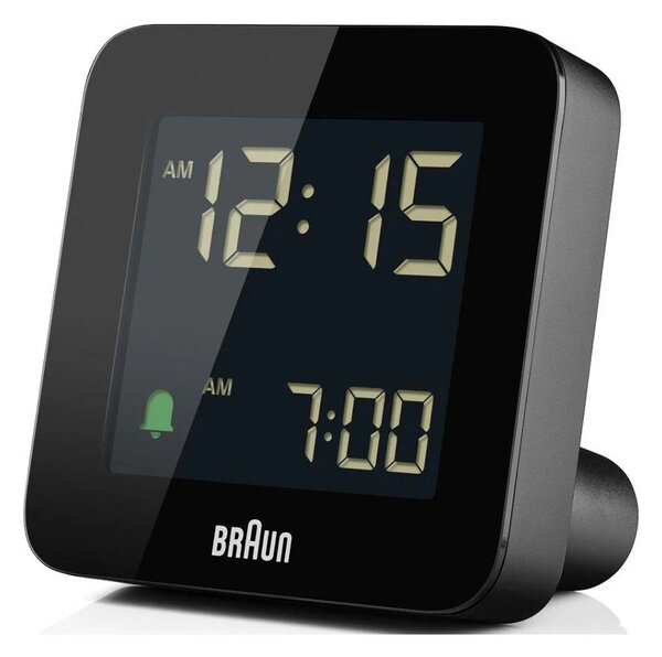 Braun BC09B Black Orologio Digitale LCD Sveglia Crescendo Snooze Luce