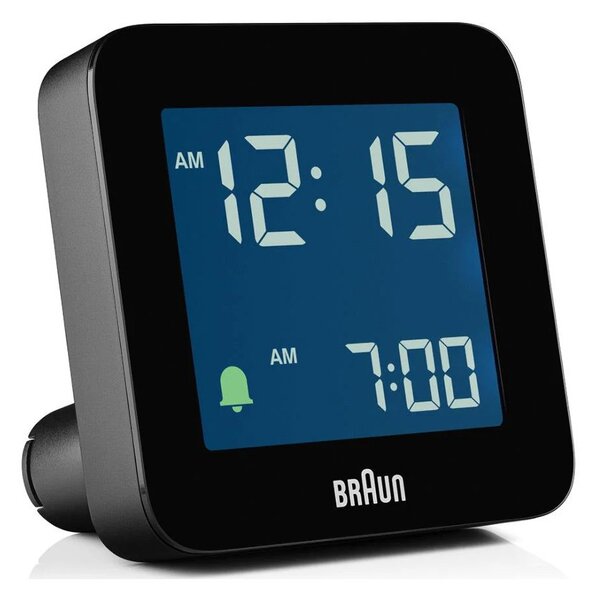 Braun BC09B Black Orologio Digitale LCD Sveglia Crescendo Snooze Luce