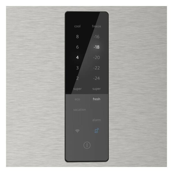 Siemens KG39NAICT Inox Frigorifero Combinato 203x60 NoFrost 2x hyperFresh Metal Backwall Display HC Maniglie iQ500