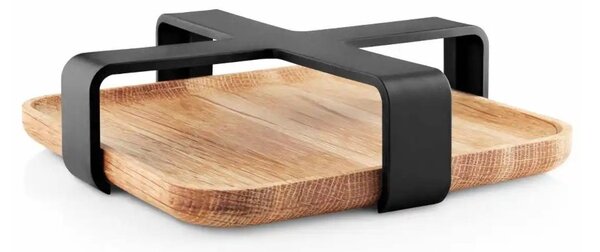 Eva Solo PortaTovaglioli 19x19cm Nordic Kitchen Black Bambù Carbonizzato Tools Design