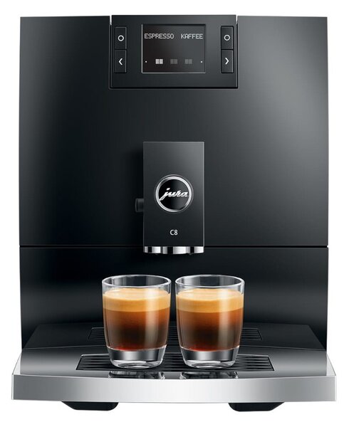 Jura C8 Piano Black Macchina Caffè Automatica 6 Funzioni 2 Erogatori Cappuccino