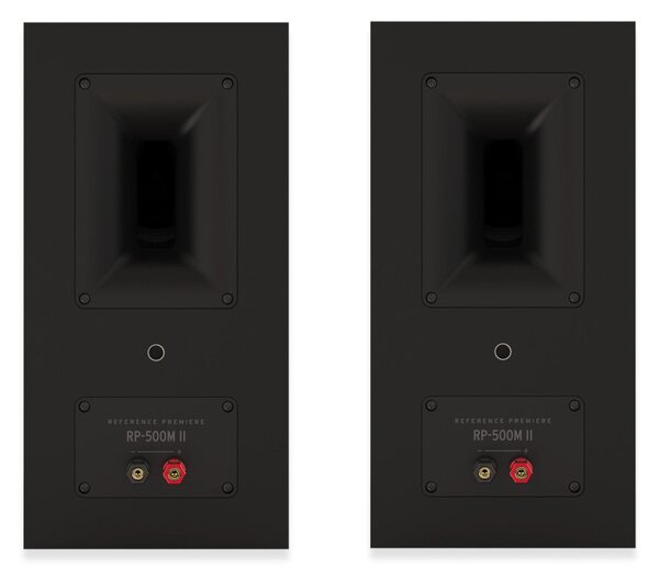 Klipsch RP-500M II Walnut Coppia Casse Scaffale 75W 2vie TwTromba2,5 W13,3 TractrixPort
