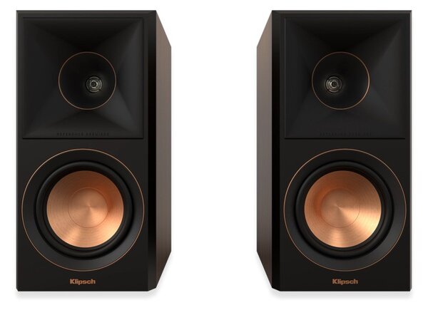 Klipsch RP-500M II Walnut Coppia Casse Scaffale 75W 2vie TwTromba2,5 W13,3 TractrixPort