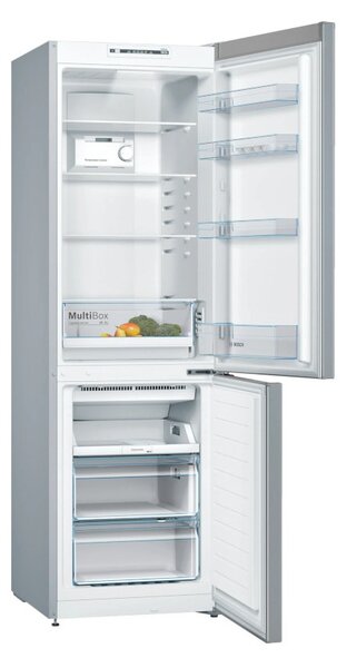 Bosch KGN36NLEA Inox Frigorifero Combinato 186x60 NoFrost Maniglie Integrate Serie2