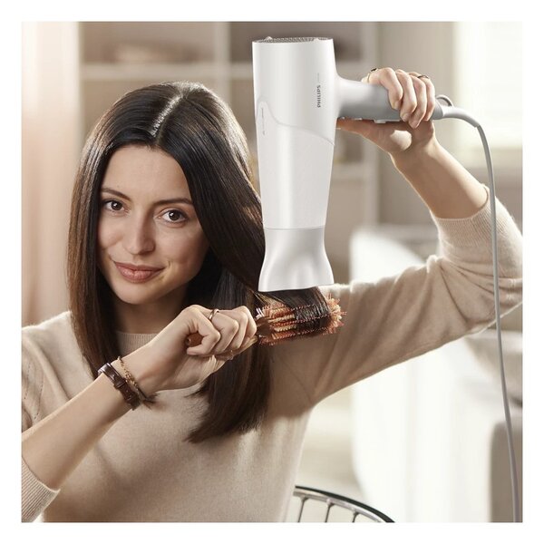Philips BHD501/20 Asciugacapelli 2100W Motore DC ThermoProtect 4x Ionic Diffusore 6 Modi Calore Velocità