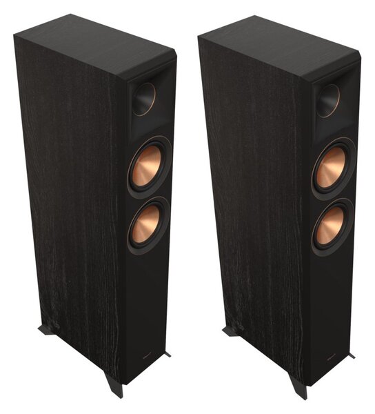 Klipsch RP-5000F II Ebony Black Coppia Casse Pavimento 100W 2vie TwTromba2,5 2xW13,3 2xTractrixPort