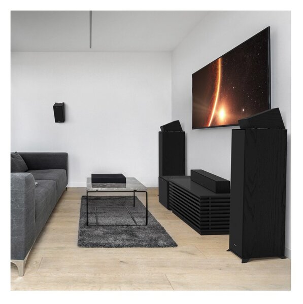 Klipsch R-600F Black Coppia Casse Pavimento 100W 2vie TwTromba2,5 2xW16,5 TractrixPort