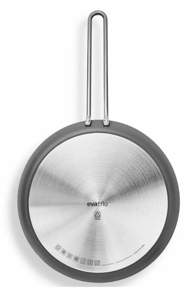 Eva Solo Padella 28cm Grey Line Ceramica Slip-Let Antiaderente Funziona su Gas Elettrico Induzione Forno