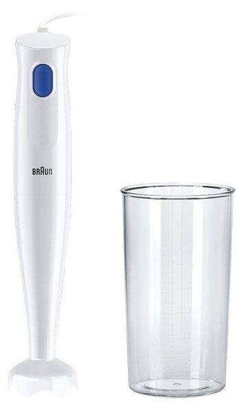 Braun MQ10.001P WH Minipimer 450 1Velocità Bicchiere Graduato