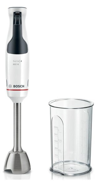 Bosch MSM4W410 Minipimer 800W QuattroBlade AntiSplash Bicchiere Graduato