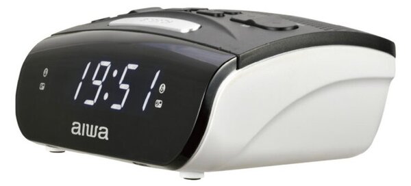 Aiwa CR-15 Black Radiosveglia FM 2x Sveglia Snooze Sleep