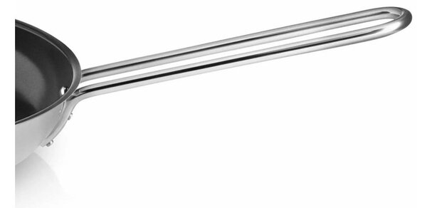 Eva Solo Padella 28cm Stainless Steel Inox Riciclato 90% Antiaderente Ceramica x Gas Elettrico Induzione Forno