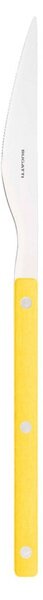 Bugatti Allegra Coltello da Tavola Giallo Opaco Pezzo Singolo