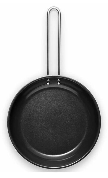 Eva Solo Padella 28cm Stainless Steel Inox Riciclato 90% Antiaderente Ceramica x Gas Elettrico Induzione Forno