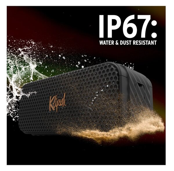 Klipsch Nashville Diffusore Amplificato Bluetooth Audio360° Ricaricabile Autonomia24h IP67