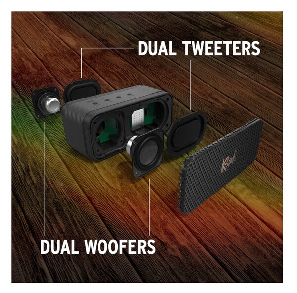 Klipsch Nashville Diffusore Amplificato Bluetooth Audio360° Ricaricabile Autonomia24h IP67