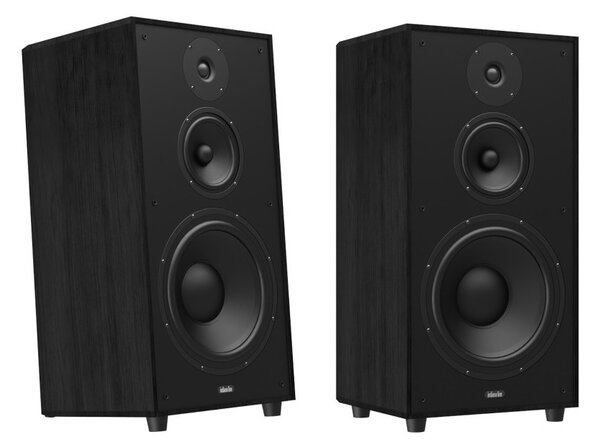 Indiana Line Utah 5 Black Coppia Casse Pavimento 160W 3vie T2,6 M15 W27 DualBassReflex