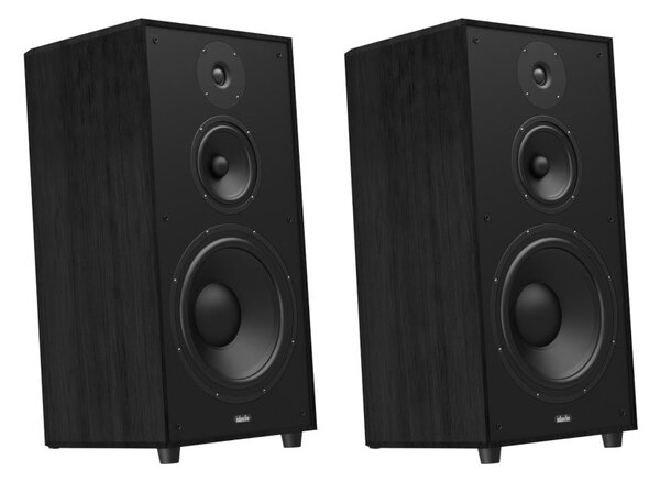 Indiana Line Utah 5 Black Coppia Casse Pavimento 160W 3vie T2,6 M15 W27 DualBassReflex
