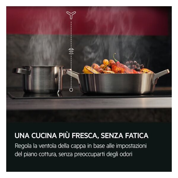 AEG OIO64A00FB Black Piano Cottura Induzione PowerBoost DirekTouch Timer Foro Incasso 56x49cm