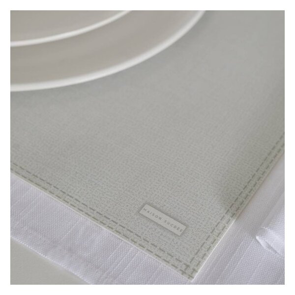 Maison Sucrée Tovaglietta Americana in Vinile Essenziale var.09 Grigio 33x45