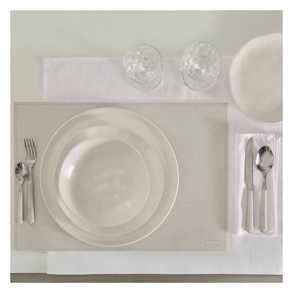 Maison Sucrée Tovaglietta Americana in Vinile Essenziale var.09 Grigio 33x45