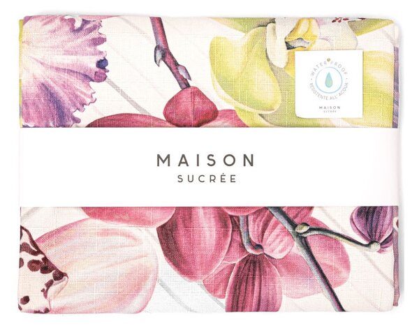 Maison Sucrée Tovaglia Korin Orchidea 155x225 Tessuto AntiMacchia NoStiro