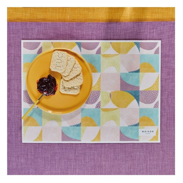 Maison Sucrée Tovaglietta Americana in Vinile Pastelli var.01 33x45