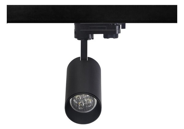Century RGTNE-GU10 Black Regia Shop GU10 Faretto Orientabile con Portalampada GU10 per Binario Serie Track Light