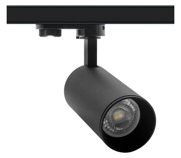Century RGTNE-GU10 Black Regia Shop GU10 Faretto Orientabile con Portalampada GU10 per Binario Serie Track Light