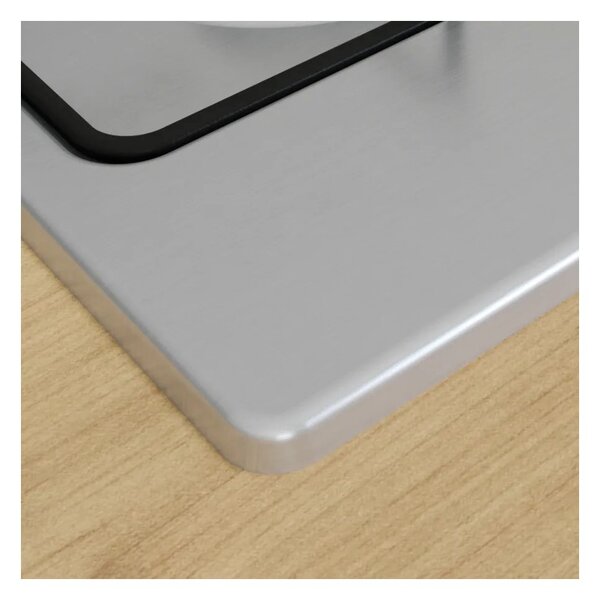 Bosch PGP6B5K85 Inox Piano Cottura Gas 60cm Comandi Frontali Sicurezza Fuochi Serie4