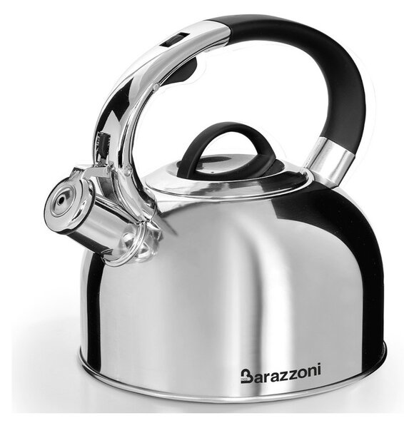 Barazzoni Bollitore 2,5L Inox per Piani Cottura Induzione Gas Vetroceramica Elettrico