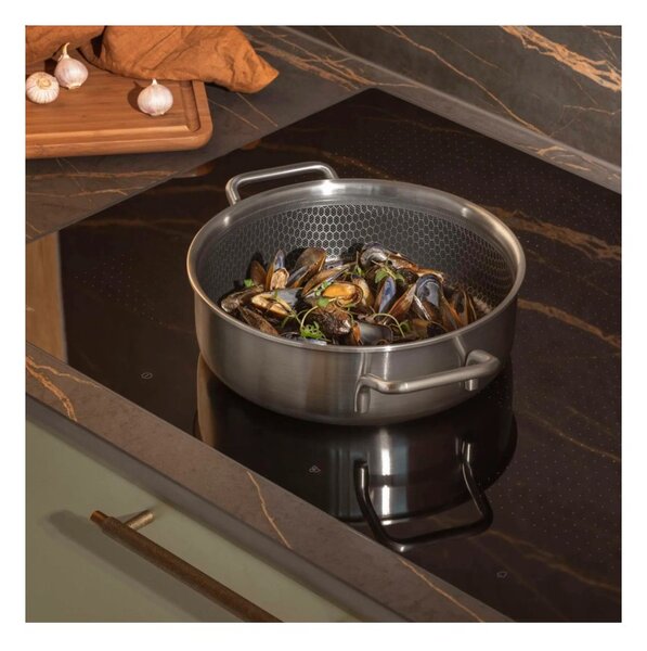 Eva Solo Pentola 3L 24cm Multi Mosaic Slip-Let Ceramic Funziona su Gas Elettrico Induzione Forno
