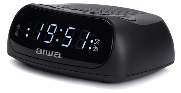 Aiwa CR-09J Black Radiosveglia FM 2x Sveglia Snooze Sleep
